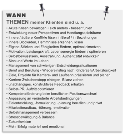Coaching psychologische Beratung für Menschen mit Veränderungswünschen Karriereplanung Karriereberatung Verena Heinzerling